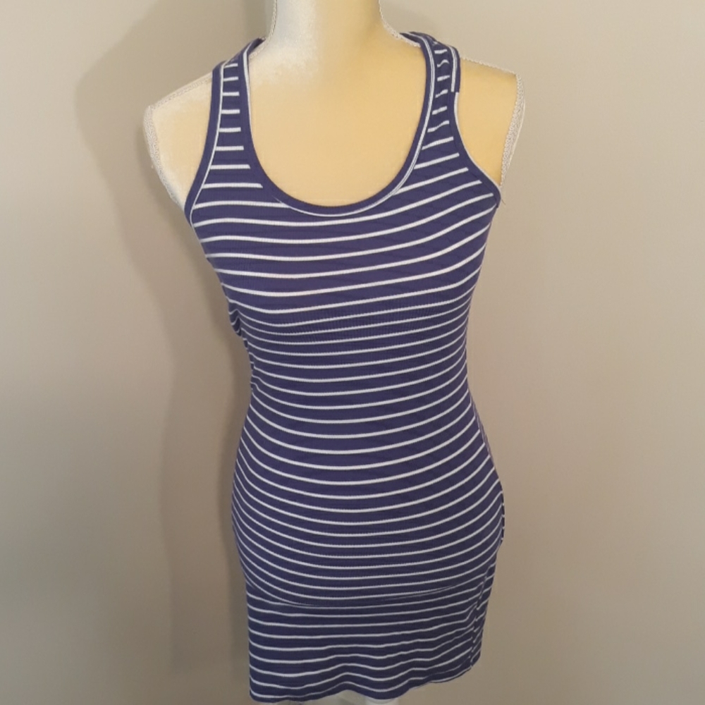 Razor back tee shirt dress